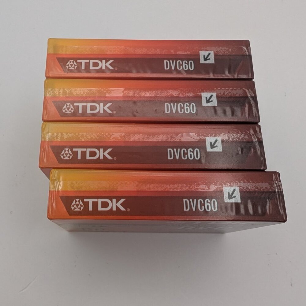 Lot of 4x TDK DVC Digital Video Cassettes 60 Minutes Superior Grade - NEW - Picture 2 of 3